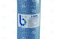 Салфетки безворсовые S-WIPE полипропиленовые для обезжиривания 30х42см цвет синий в рулоне 400 штук - УТСК. Промышленное снабжение