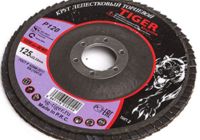 Круг зачистной лепестковый 115*22 P40 TIGER ABRASIVE (корунд) - УТСК. Промышленное снабжение