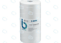 Салфетки безворсовые S-WIPE белый мелкий креп для чувствительных поверхностей 25х42см в рулоне 150 штук - УТСК. Промышленное снабжение