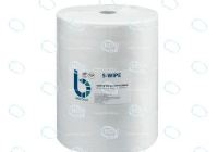 Салфетки безворсовые S-WIPE белый сетка для чувствительных поверхностей 30х42см в рулоне 300 штук - УТСК. Промышленное снабжение