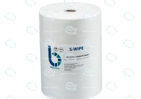 Салфетки безворсовые S-WIPE белый мелкое тиснение повышенной прочности 25х42см в рулоне 150 штук - УТСК. Промышленное снабжение