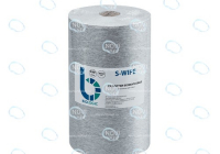 Салфетки безворсовые S-WIPE серый универсальные 25х42см в рулоне 150 штук - УТСК. Промышленное снабжение