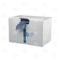 Салфетки безворсовые S-WIPE полипропиленовые для обезжиривания 34х49см цвет синий в картонном диспенсере 840 штук - УТСК. Промышленное снабжение