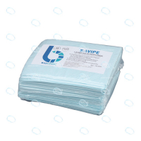 Салфетки безворсовые S-WIPE бирюза крупный креп для чувствительных поверхностей 34х49см в упаковке 35 штук - УТСК. Промышленное снабжение