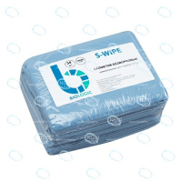 Салфетки безворсовые S-WIPE голубой соты универсальные 34х49см в упаковке 35 штук - УТСК. Промышленное снабжение
